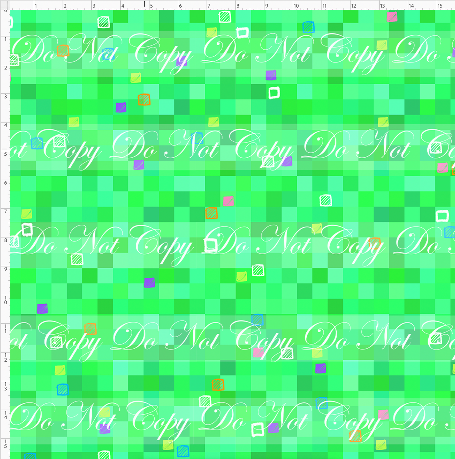 Artistic Miners - Block Coordinate - Green