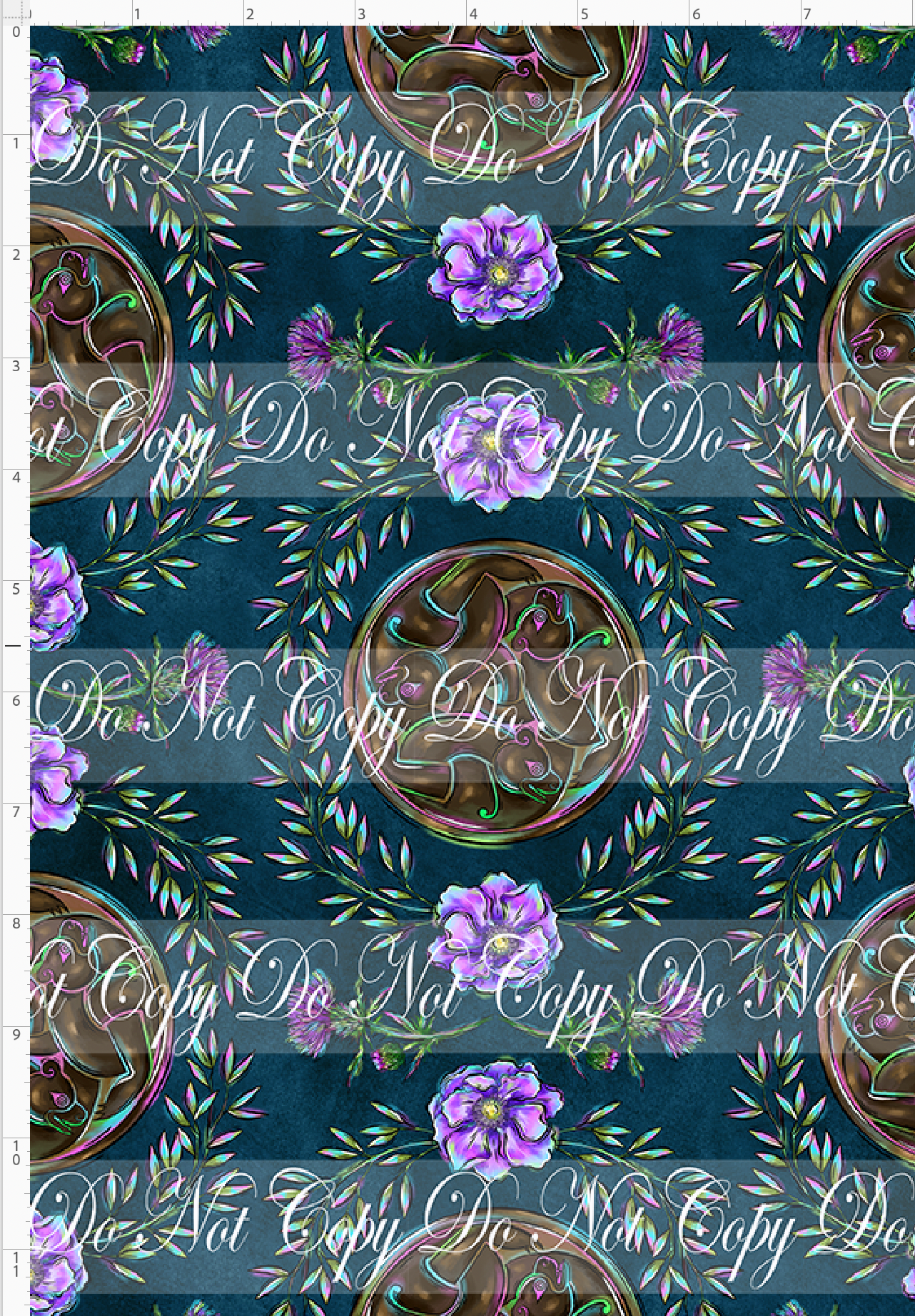 Brave at Heart - Symbol Coord - blue green - REGULAR SCALE