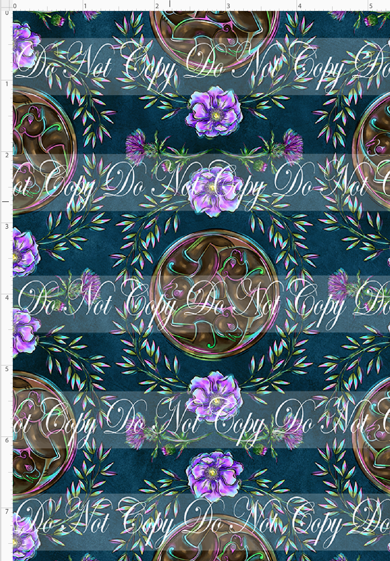 Brave at Heart - Symbol Coord - blue green - SMALL SCALE