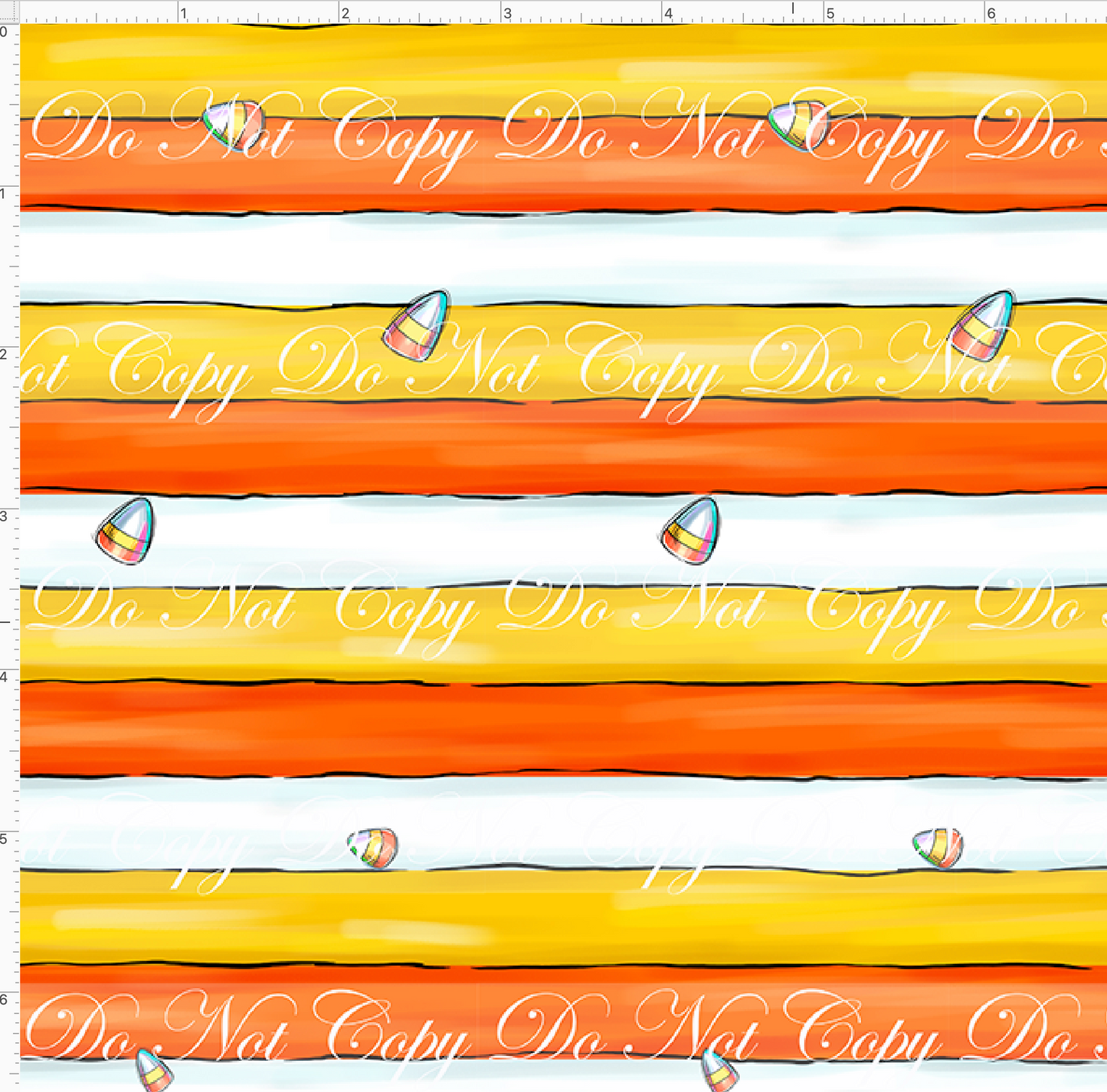 Candy Corn Friends-stripes-with candy-1 inch