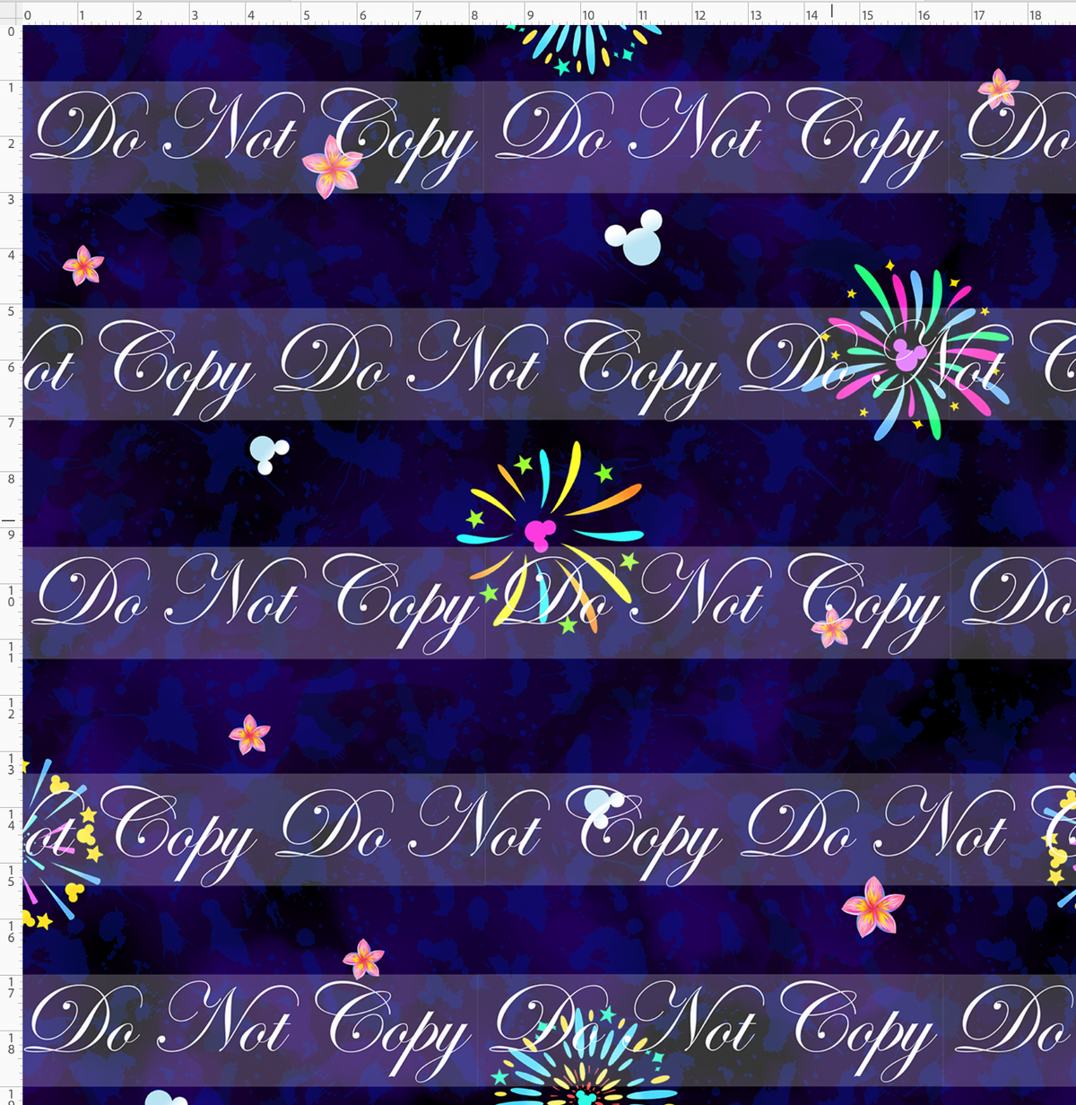 Castle Club - Background with Fireworks - Navy