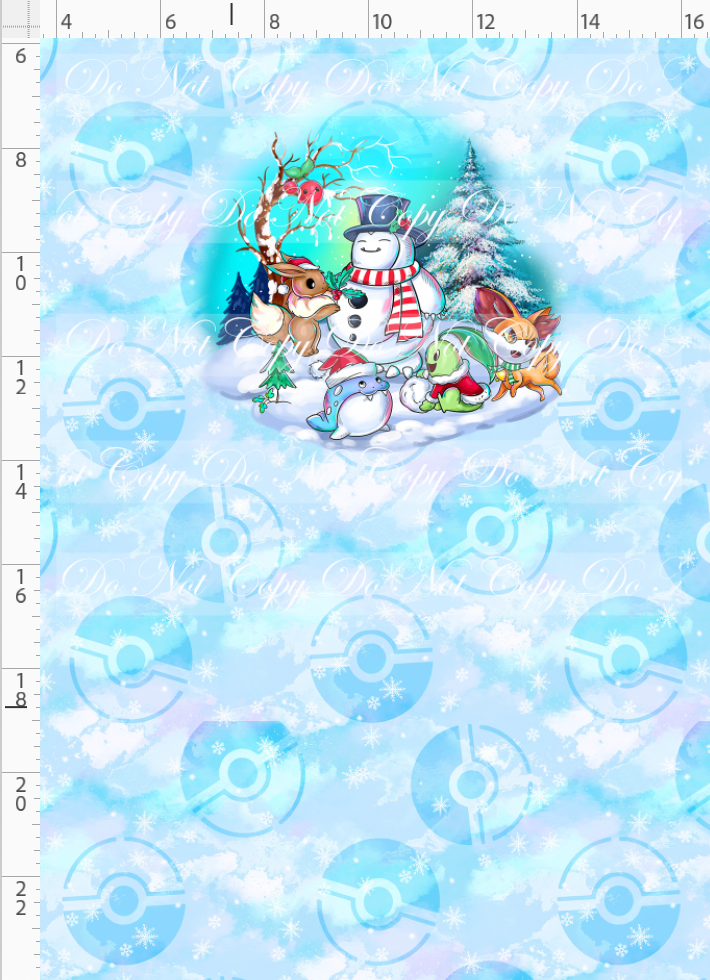 Christmas Critters - Panel - Snowman - Child