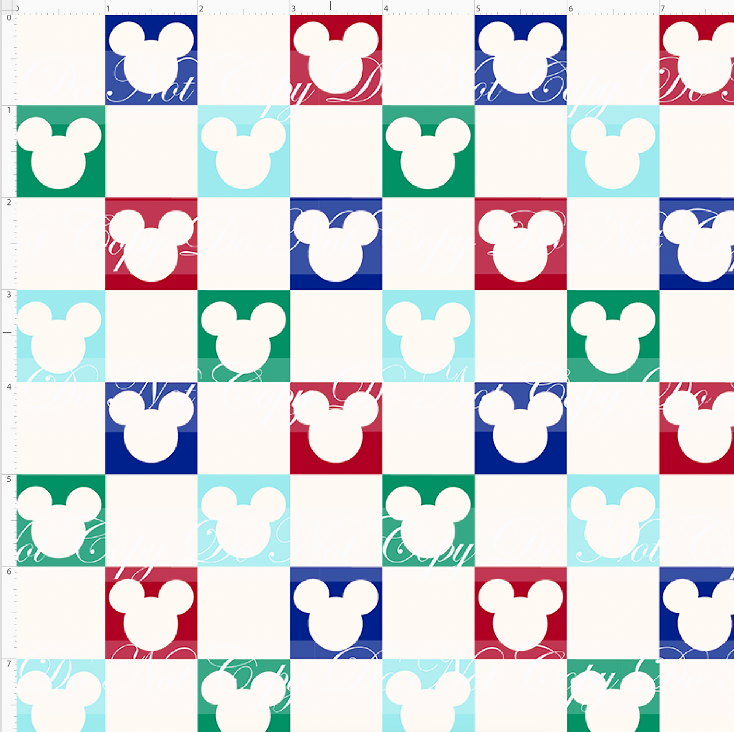 Christmas Cruise - Mouse checker - SMALL SCALE