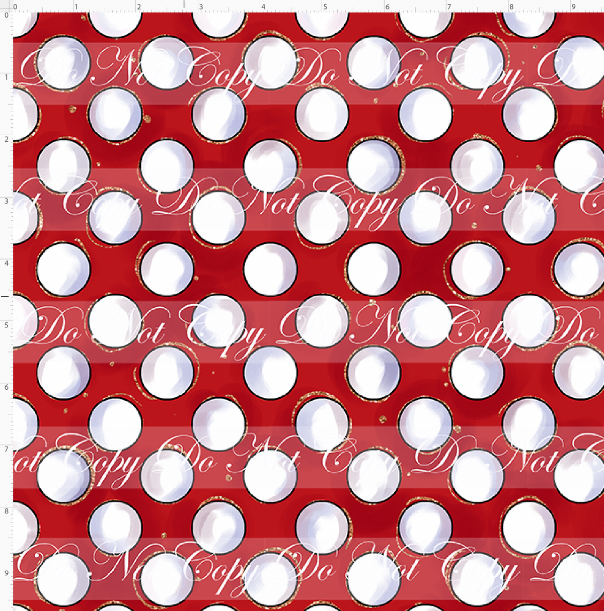 Christmas Mouse Classic - dots - red