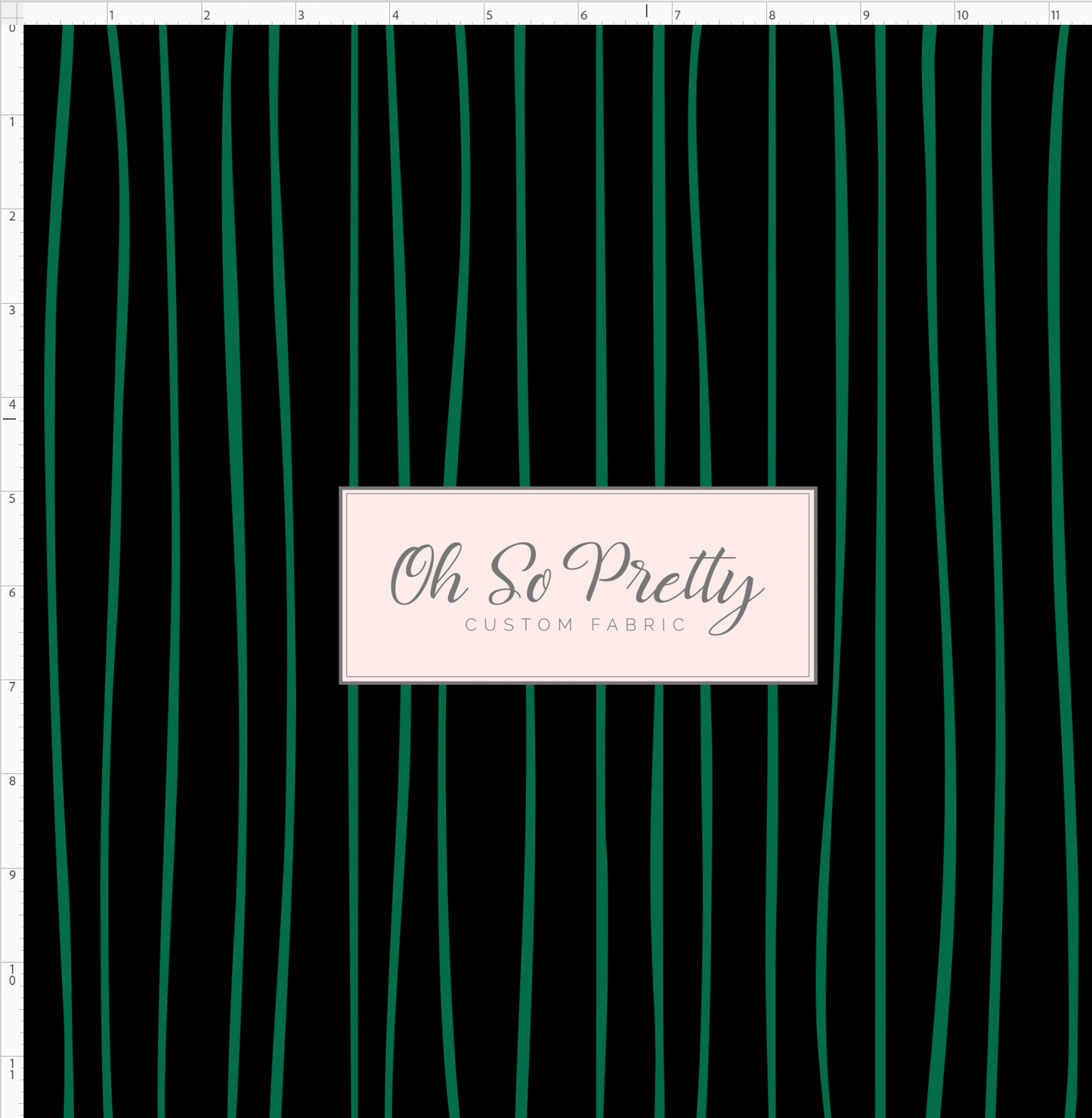 Christmas Town-Jack Stripe-Green Black