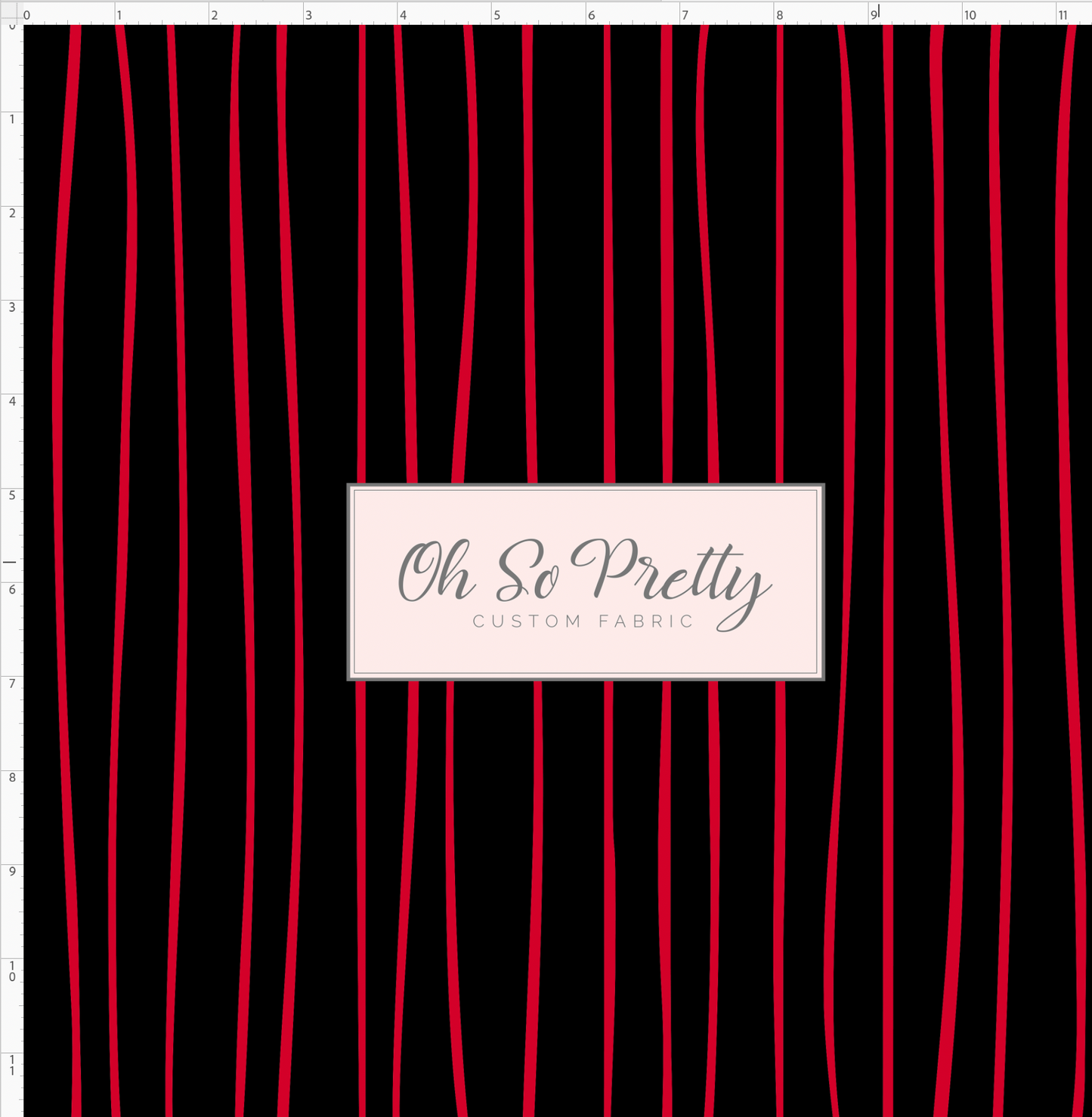 Christmas Town-Jack Stripe-Red Black