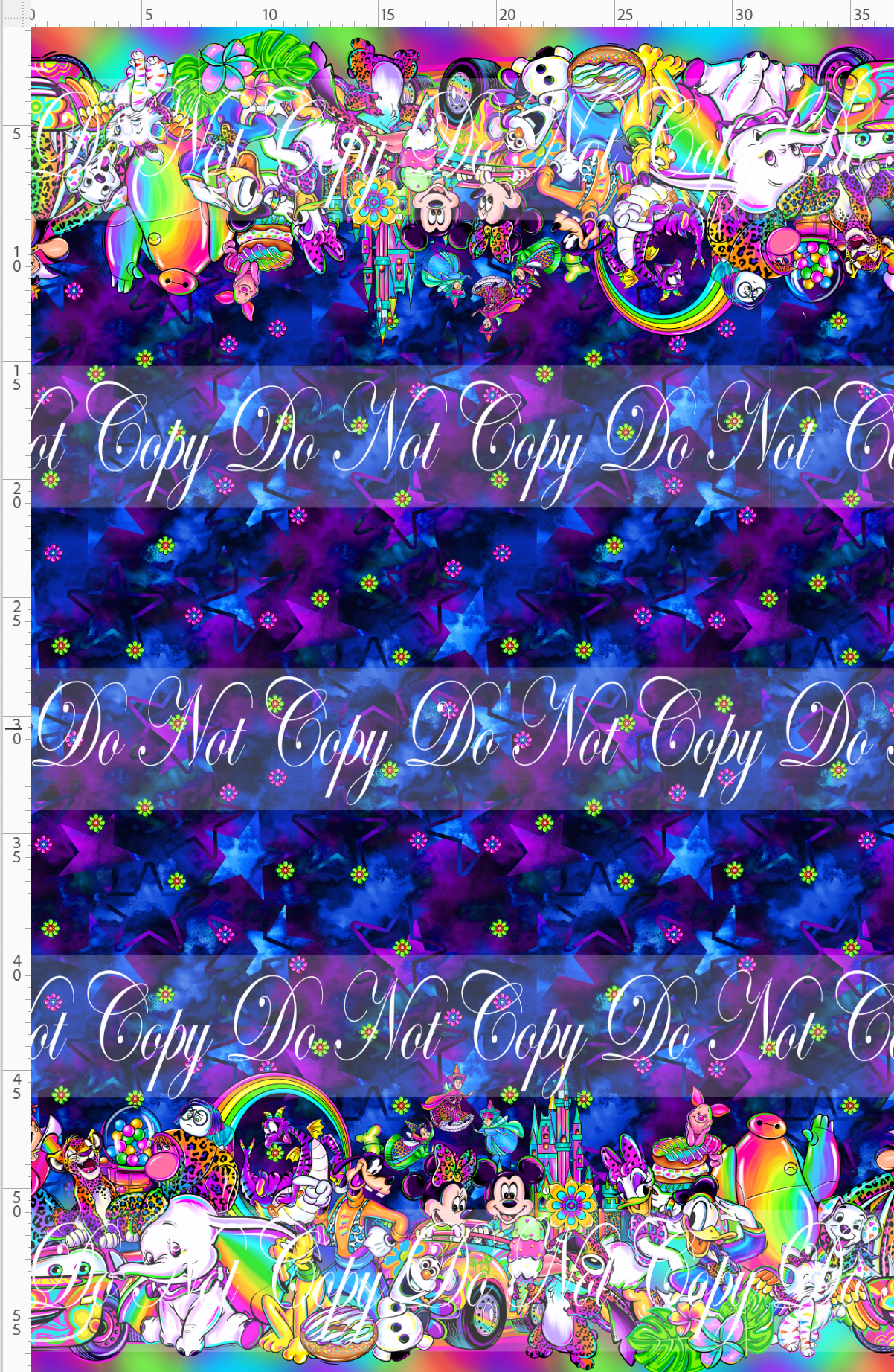 Colorful Kingdom - double border - dark