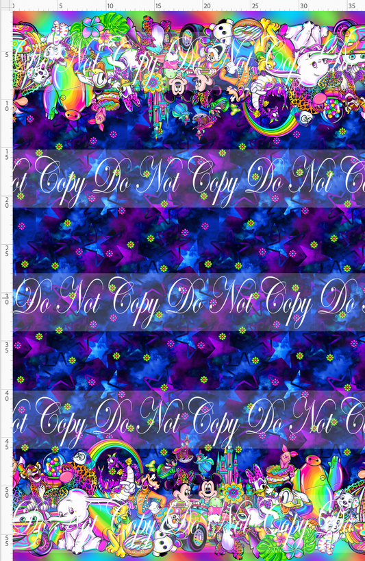 Colorful Kingdom - double border - dark