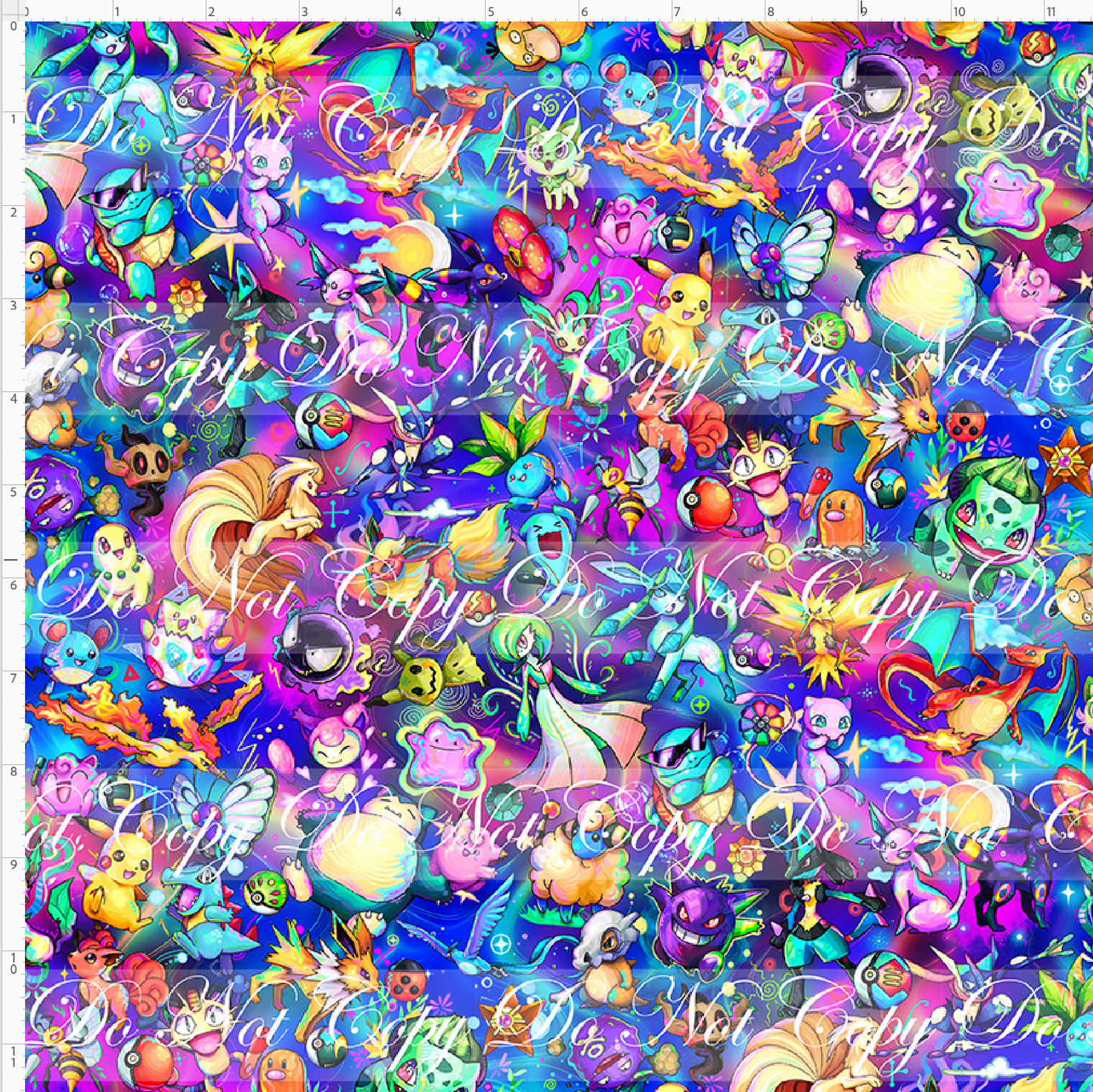 Elemental Critters - Main - pink blue - small scale