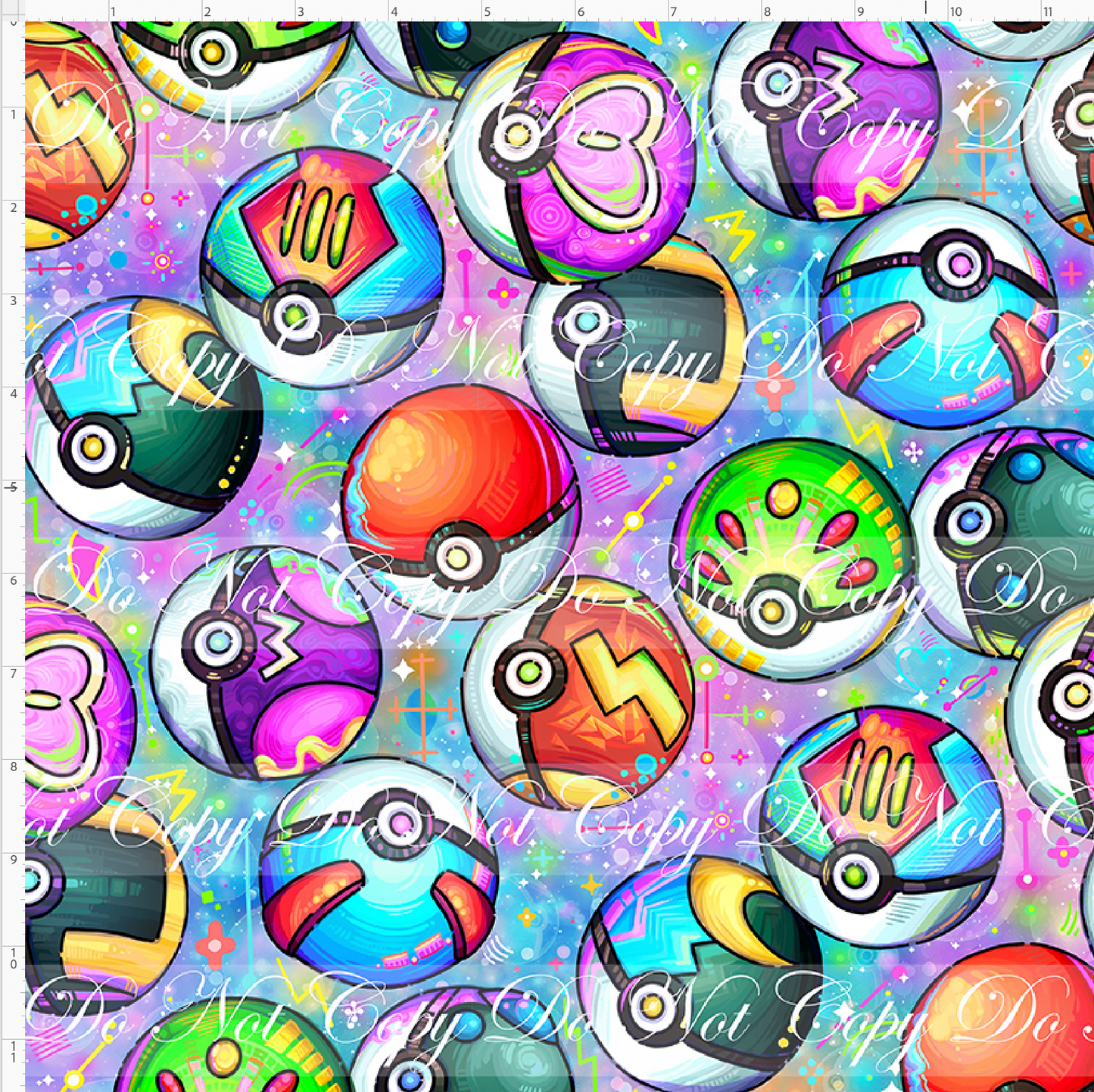 Elemental Critters - poke balls - pastel main background