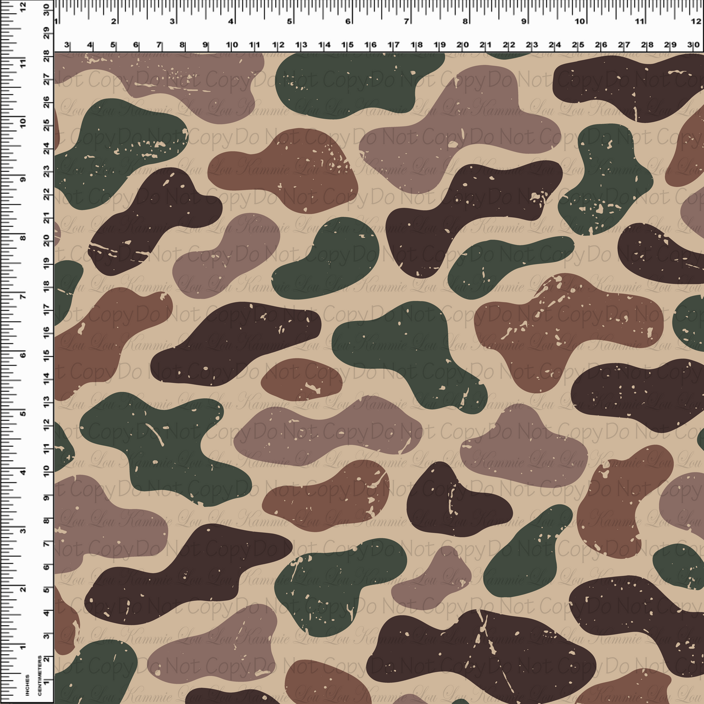 Endless Essentials - CAMOFLAUGE - Distressed Duck - Brown