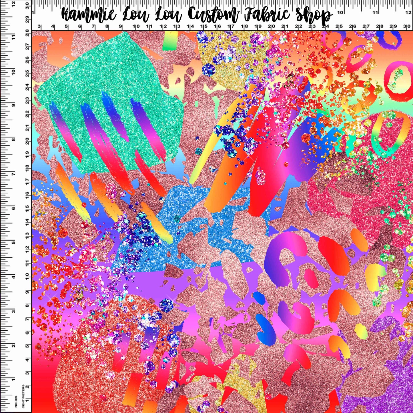 Endless Essentials Color Explosion - Abstract Red Rainbow #6