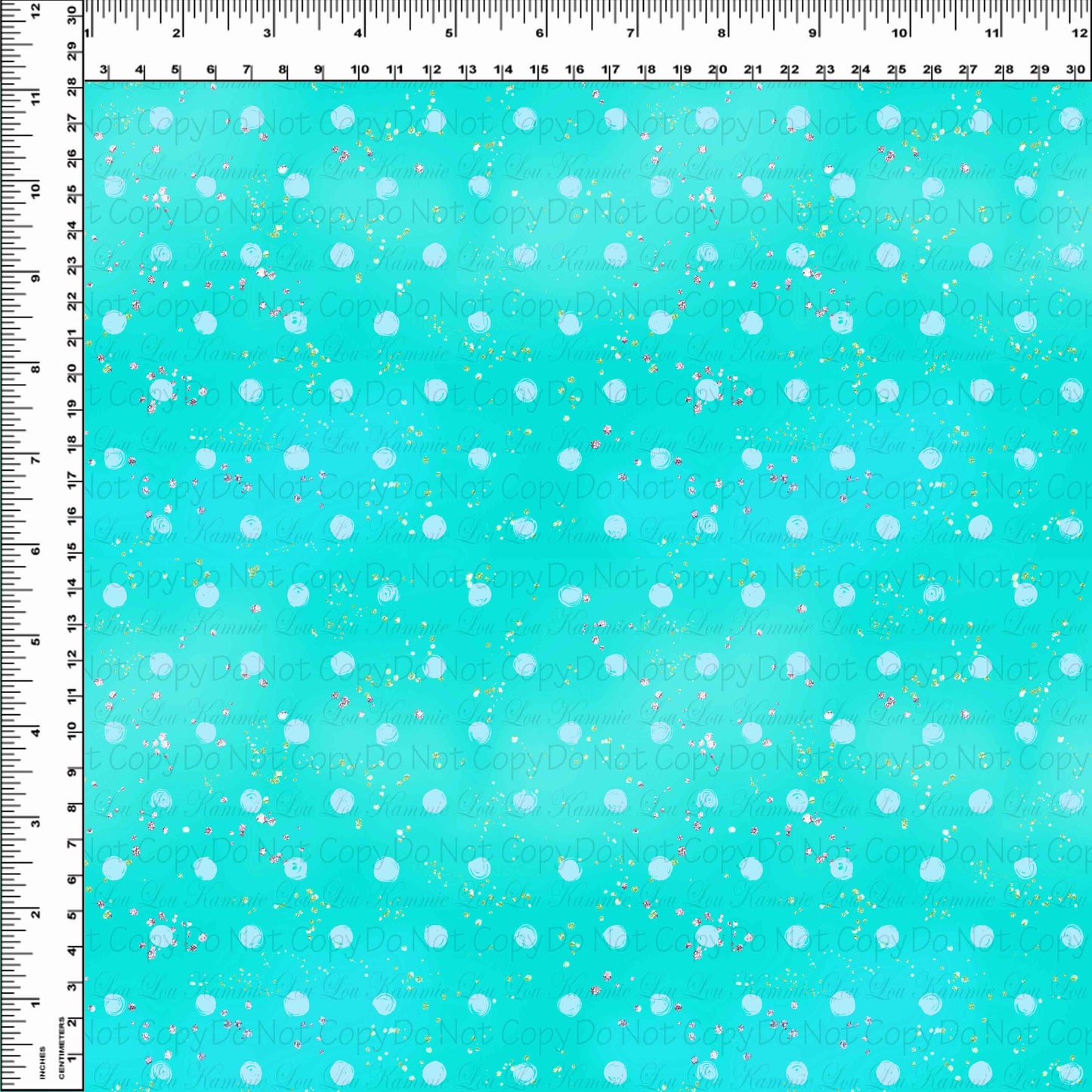 Endless Essentials: Kammieland Most Requested - Watercolor Dots Aqua