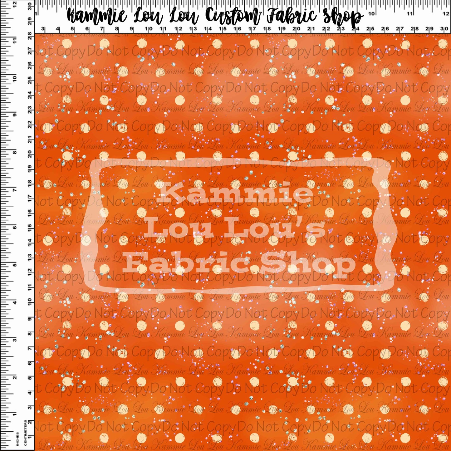 Endless Essentials: Kammieland Most Requested - Watercolor Dots Orange