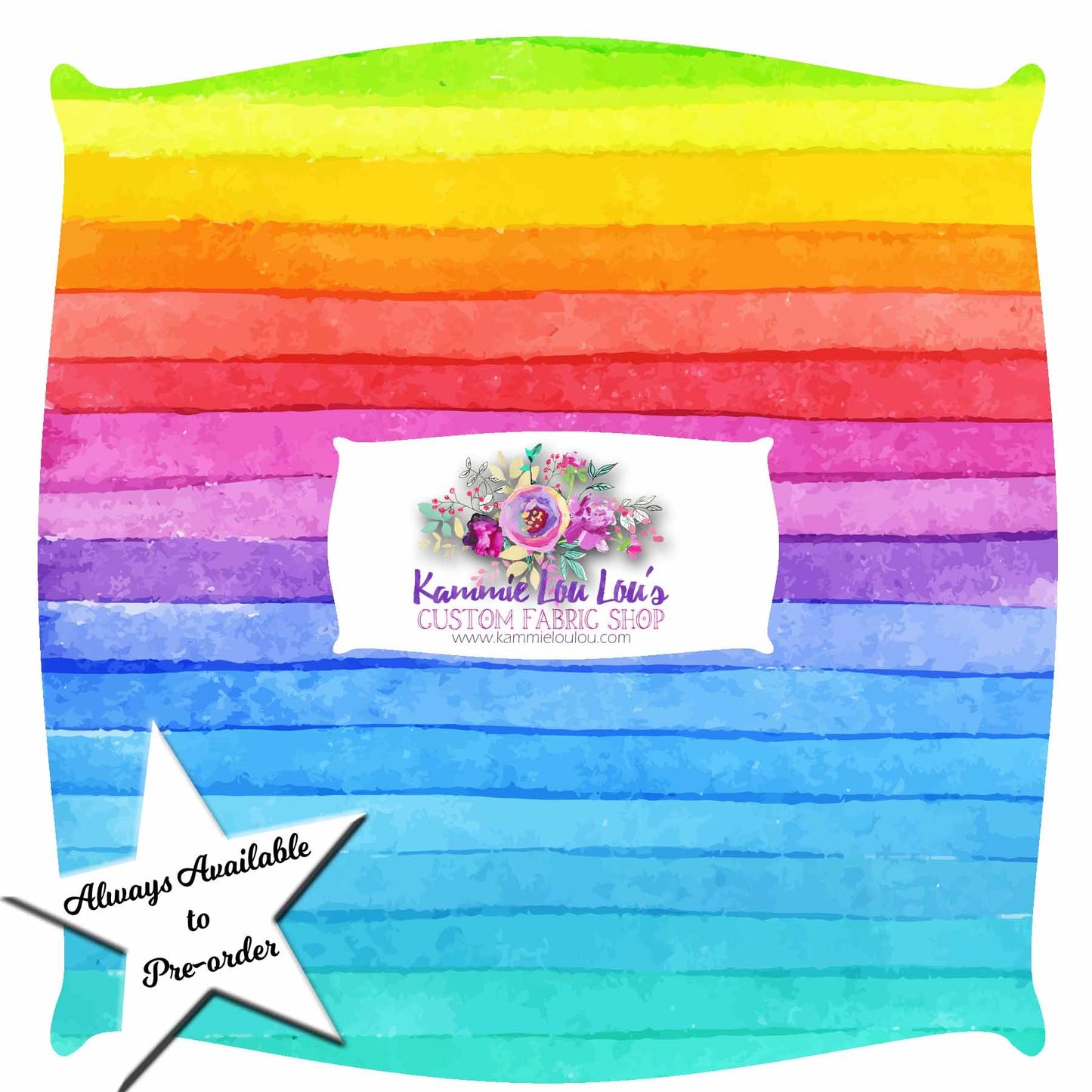 Endless Essentials: Kammieland Most Requested - Watercolor Rainbow Stripes