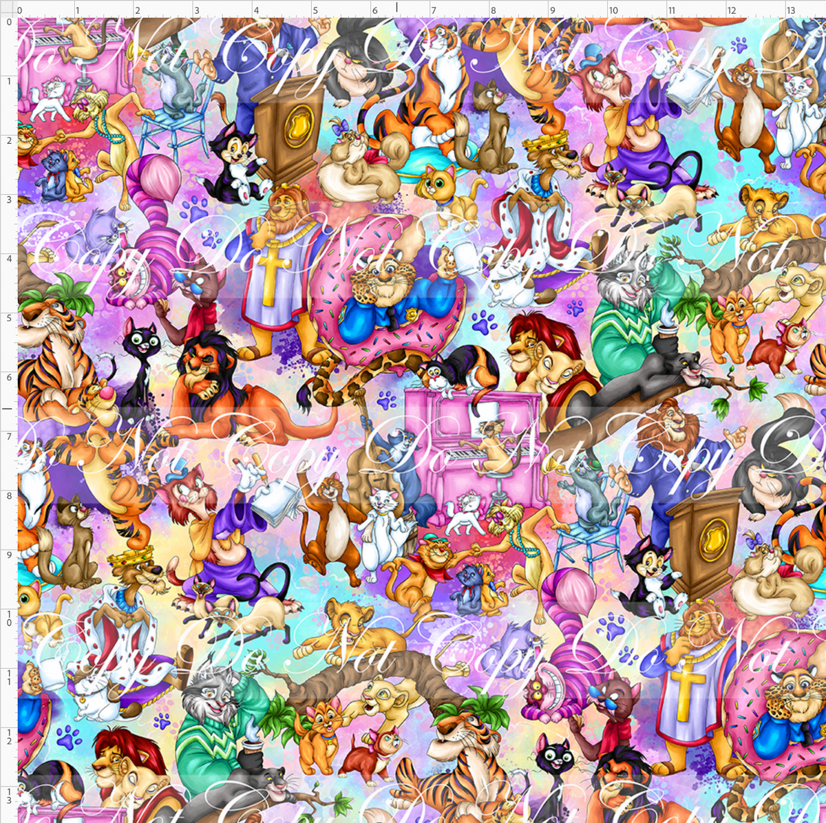 Fairy Tale Felines - Main - Colorful - Regular Scale