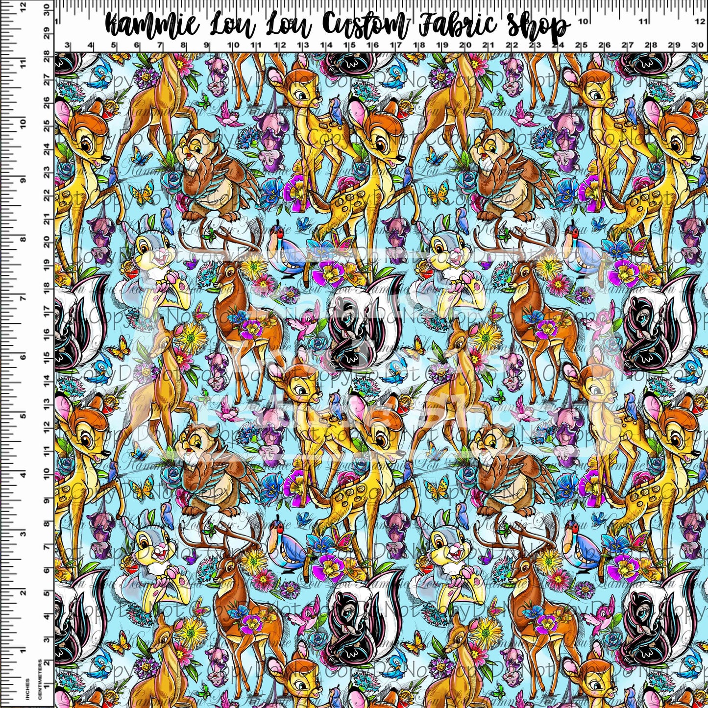 Fawn of the Forest - Main - Light Blue - Small Scale