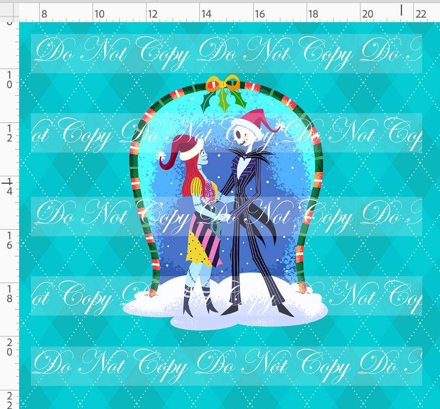 Festive Christmas-Panel-NBC-Turqoise-Adult