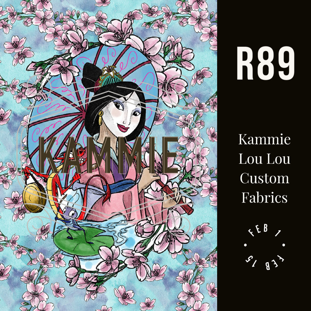 Flower that Blooms - Full Size Blanket Panel 58W x 72H