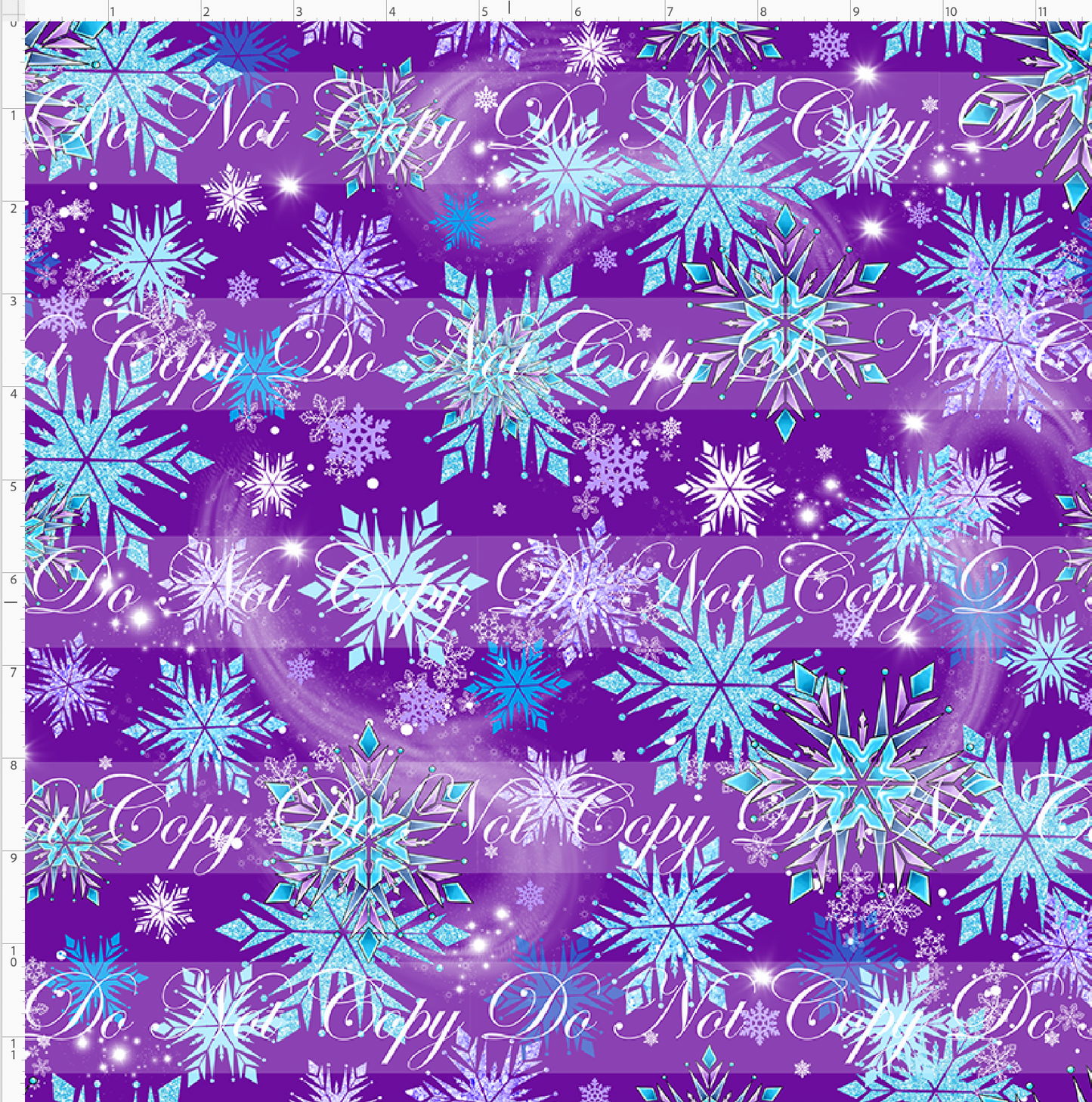 Forever Frozen - snowflakes - purple
