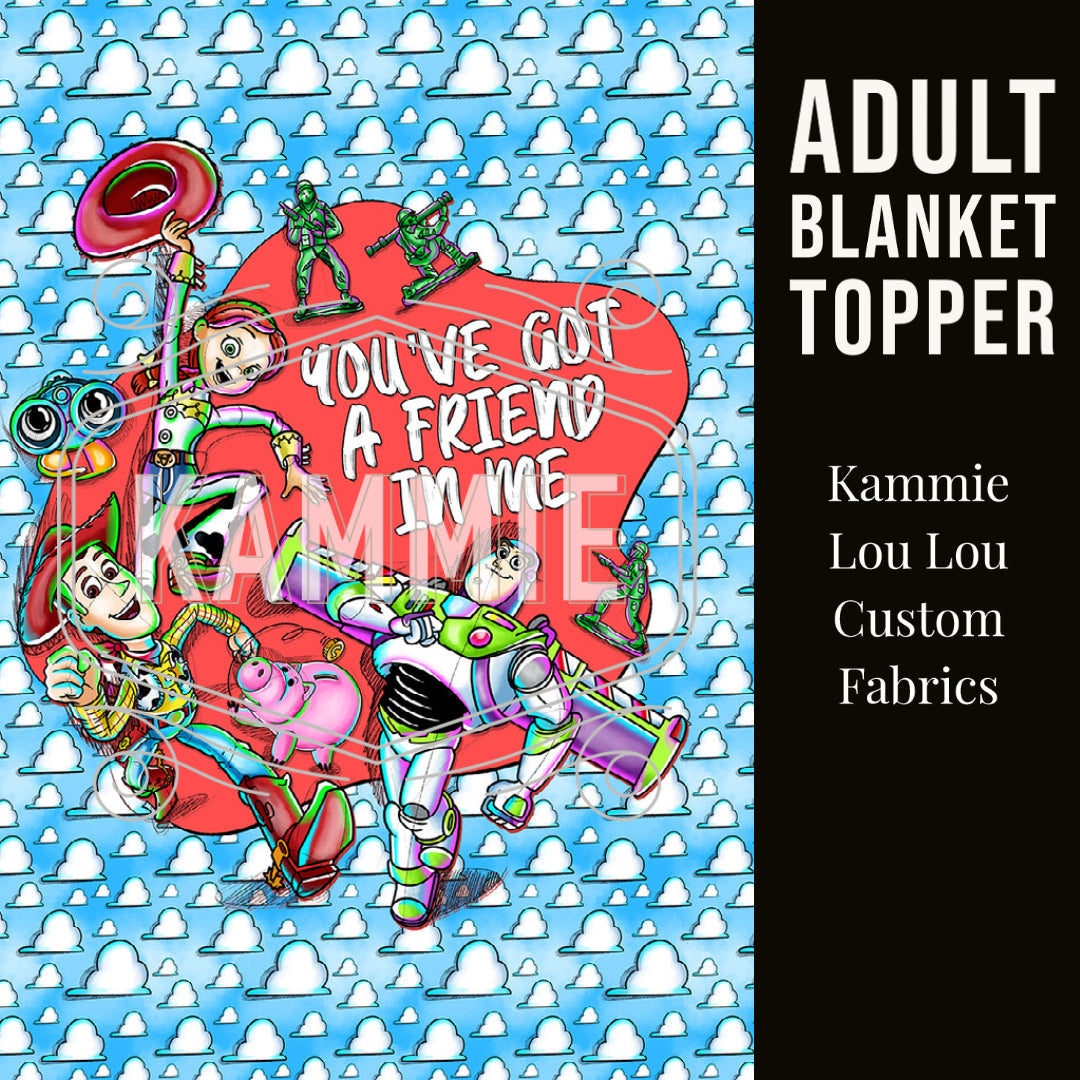 Friend in Me - Full Size Blanket Panel 58W x 72H