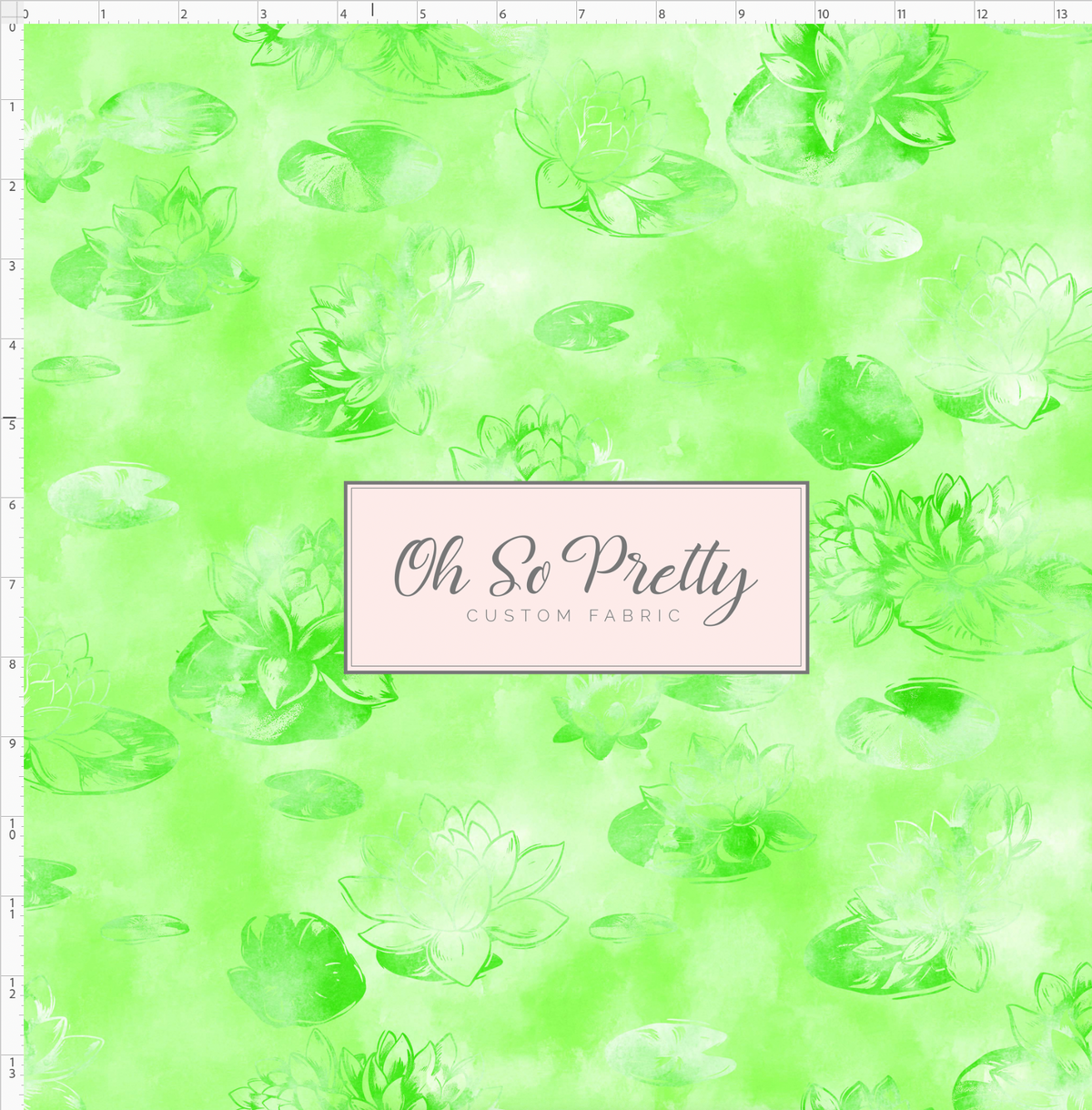Frogs & Fireflies-Background for Princess-lime