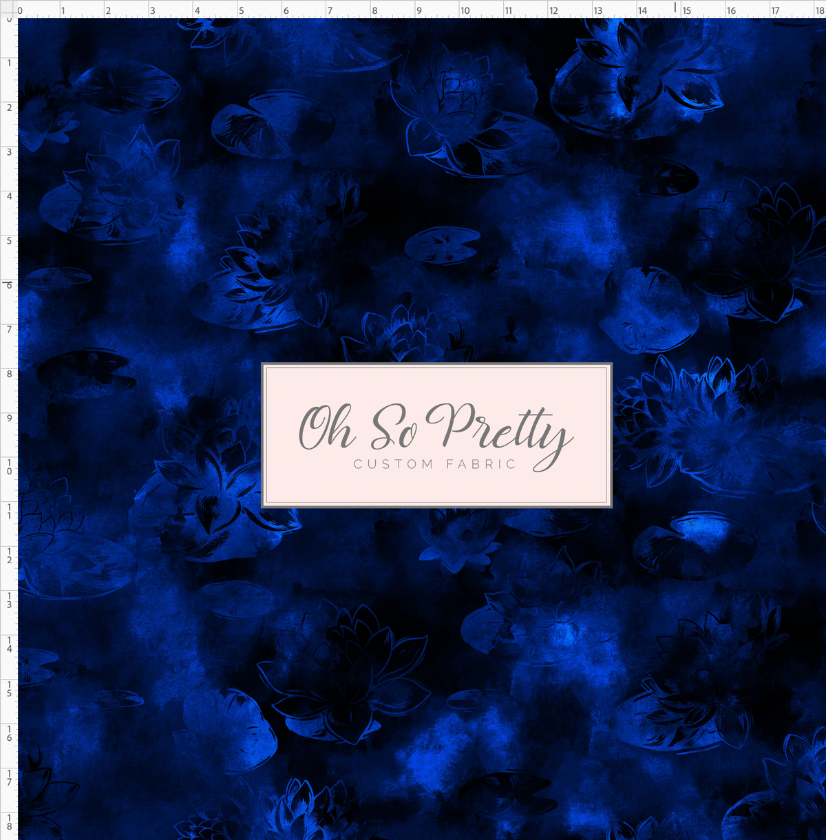 Frogs & Fireflies-Background for Princess-navy