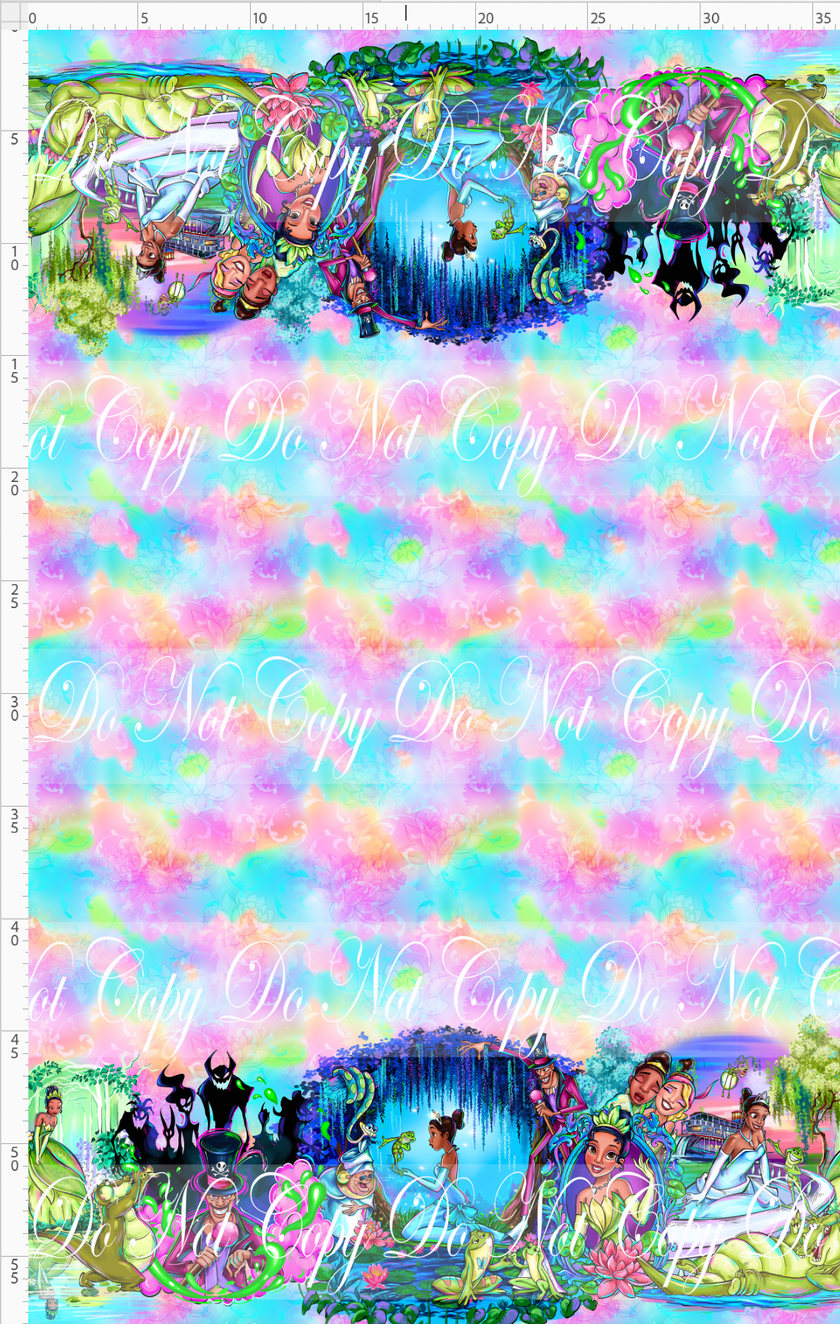Frogs & Fireflies-Double Border-pink