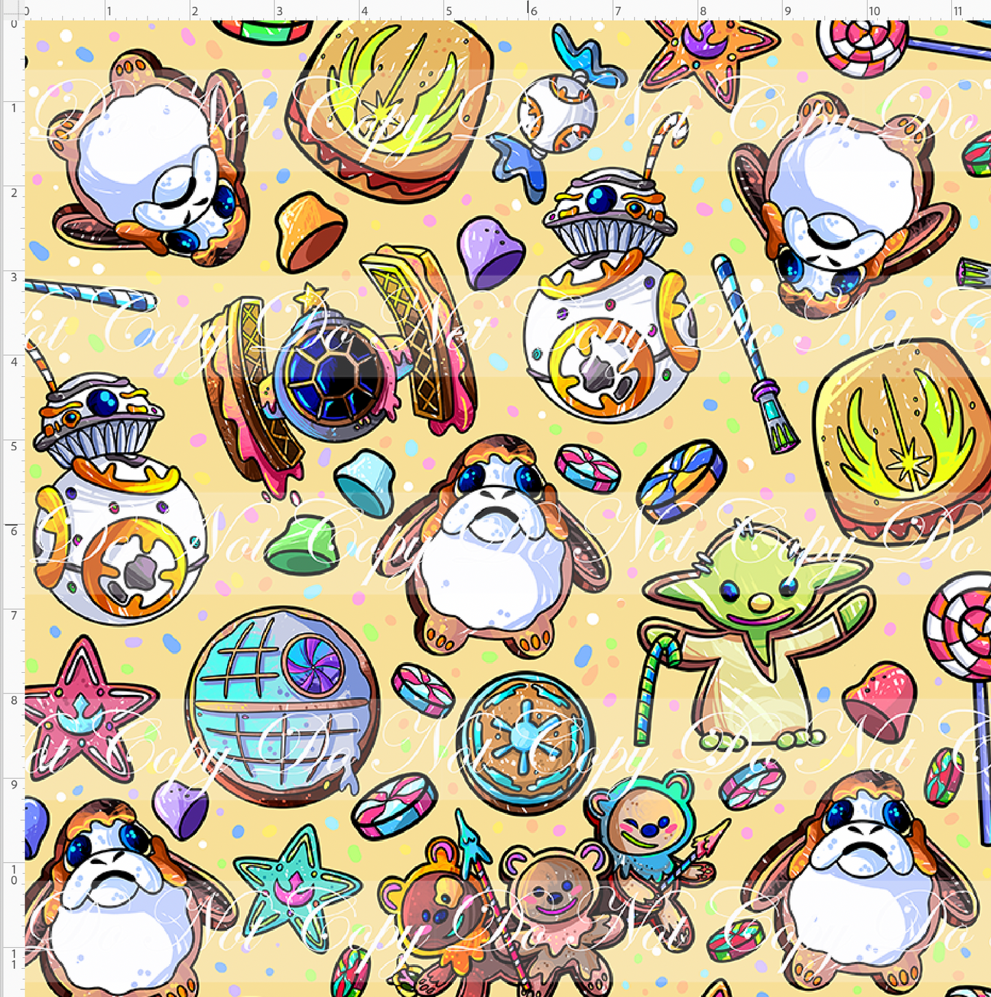 Gingerbread Galaxy-cookie coord-brown-regular scale