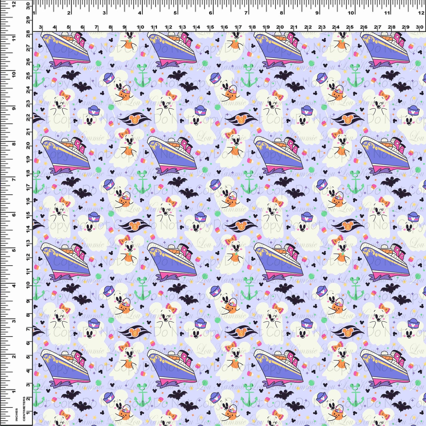 Halloween Cruise - Main Toss - Purple - Small Scale