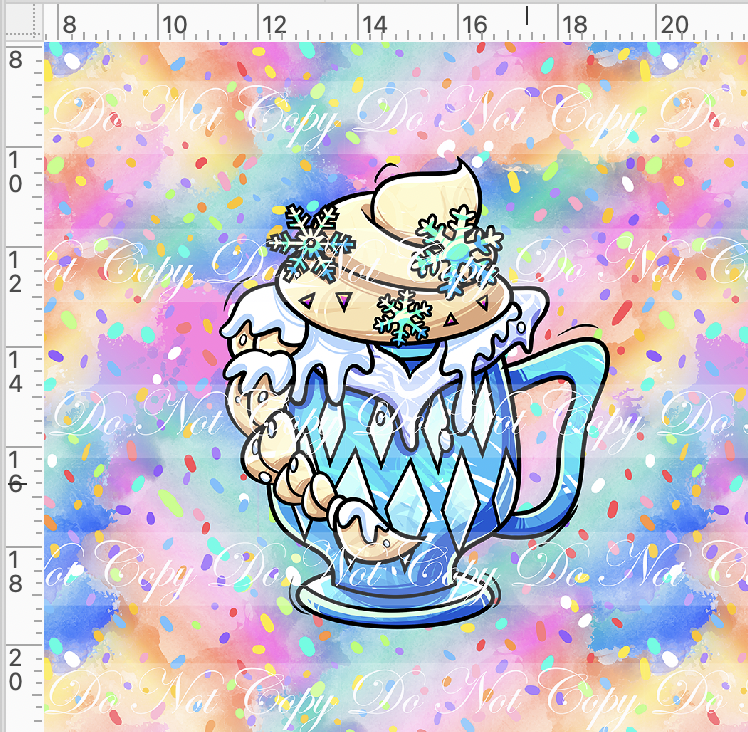 Hot Cocoa-Panel-Colorful-Snow Queen cup-Adult