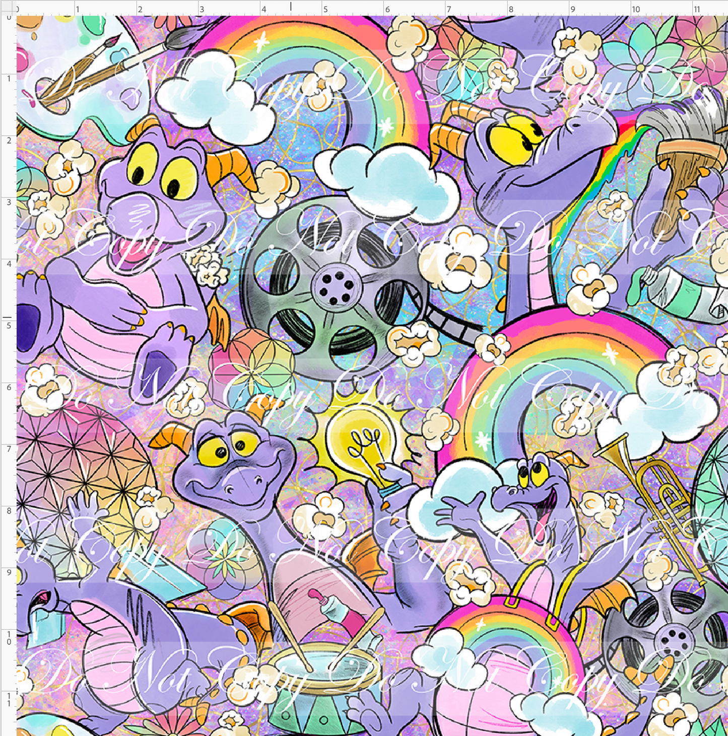 Imagination Dragon - Toss - Rainbow - REGULAR SCALE