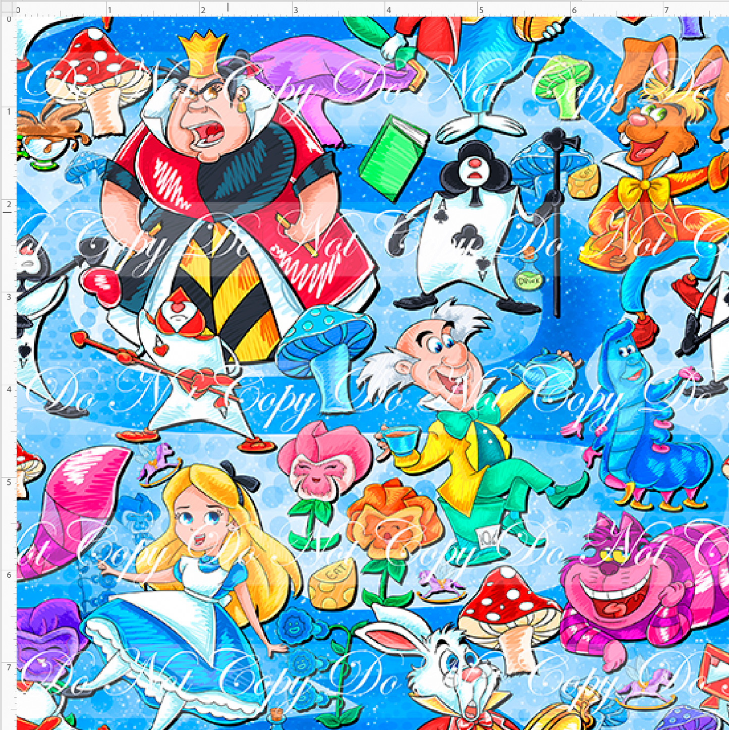 Journey into the Curious World - Main - Regular Scale - Blue