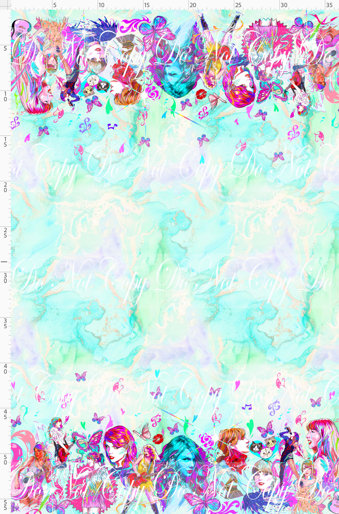 Karma & Chaos-Double Border-Green Blue