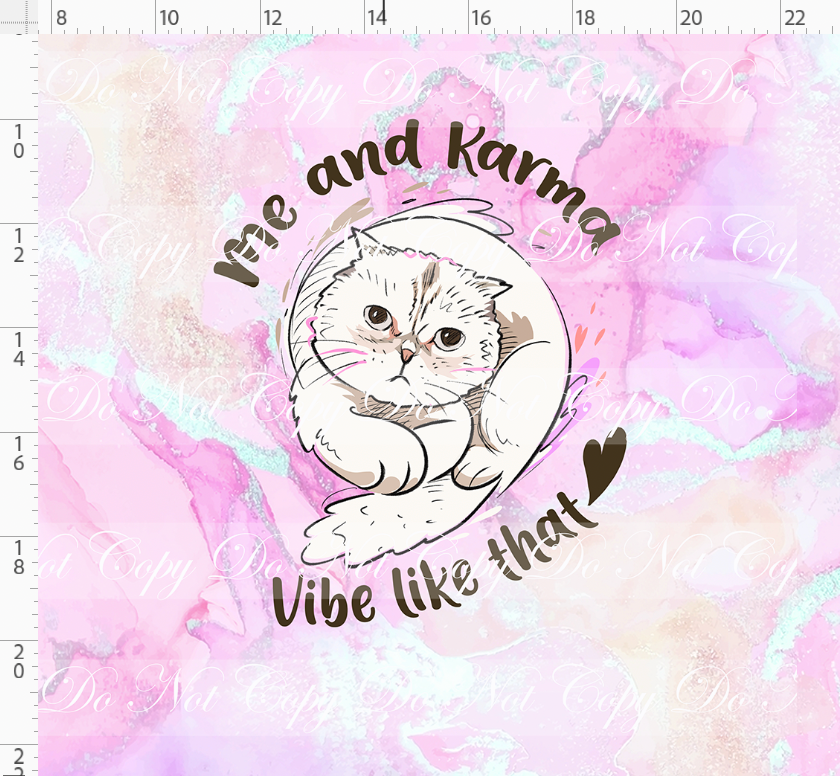 Karma & Chaos-Panel-Karma vibe-light pink-adult