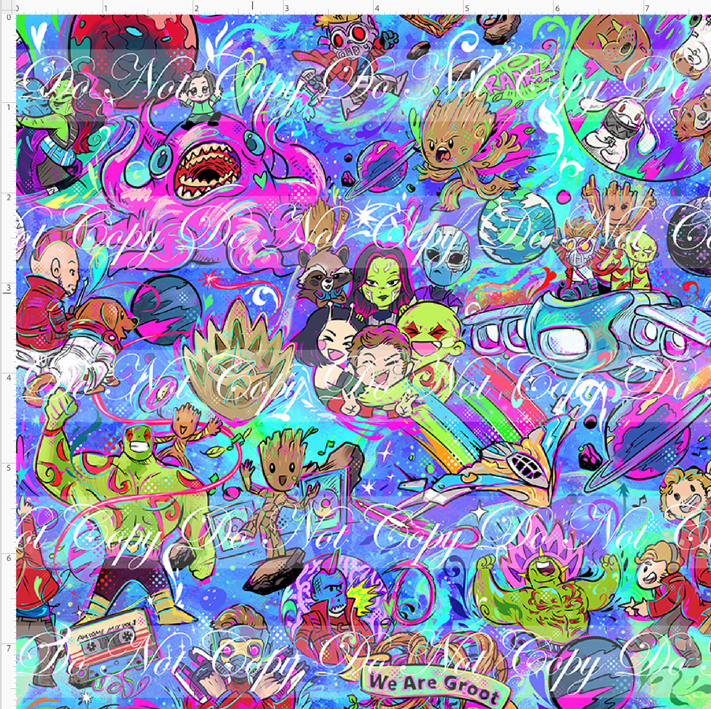 Kawaii Lord of the Galaxy - main - blue - SMALL SCALE