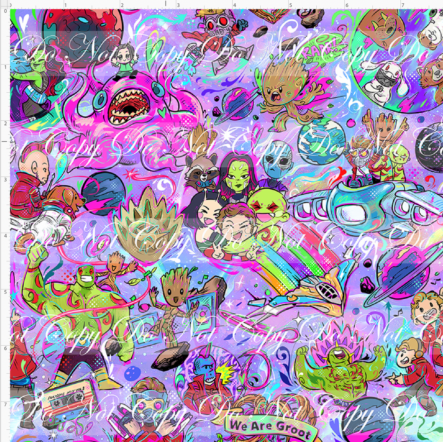 Kawaii Lord of the Galaxy - main - purple - SMALL SCALE