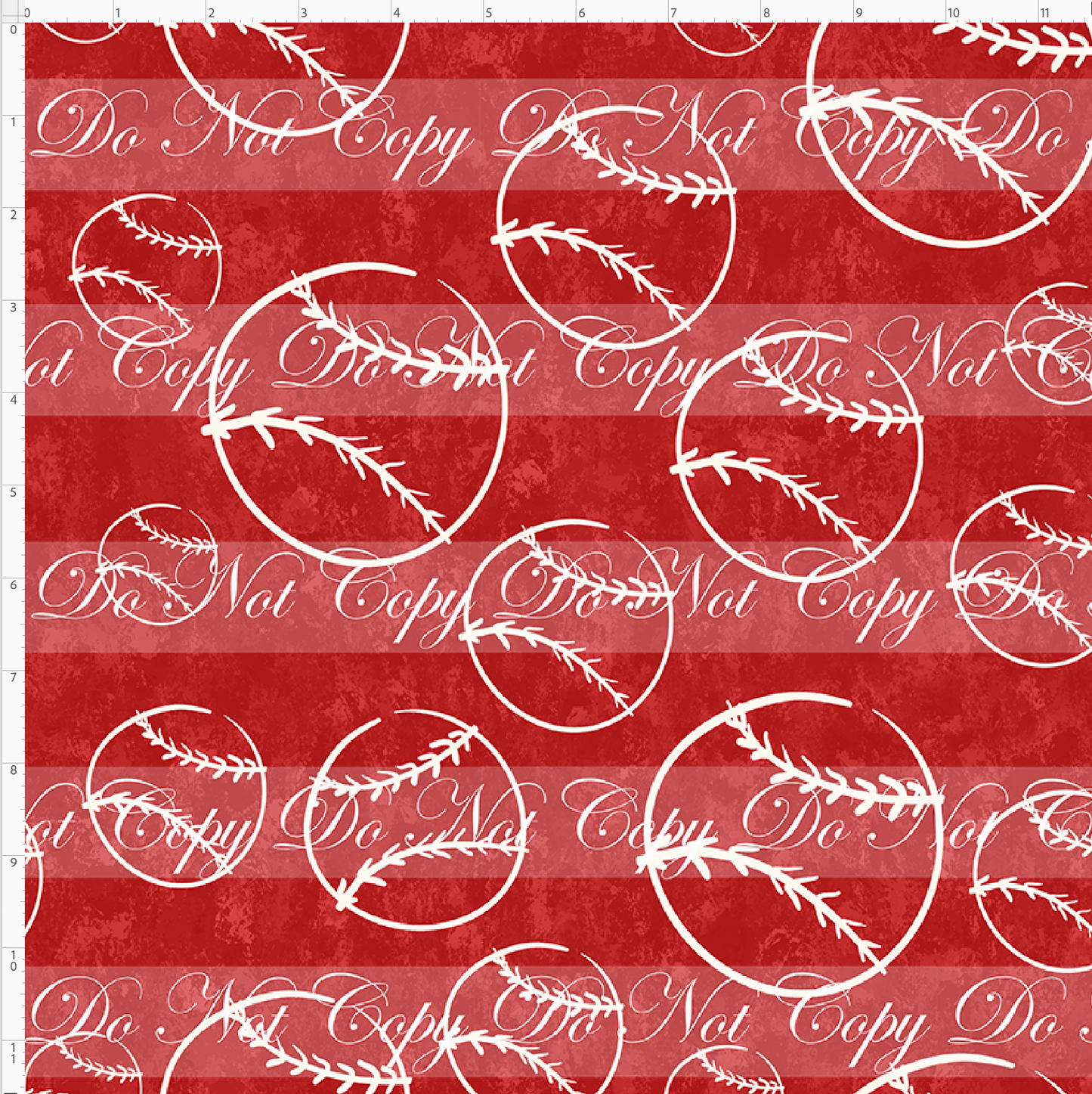 Legends Never Die - Red Baseball Coordinate