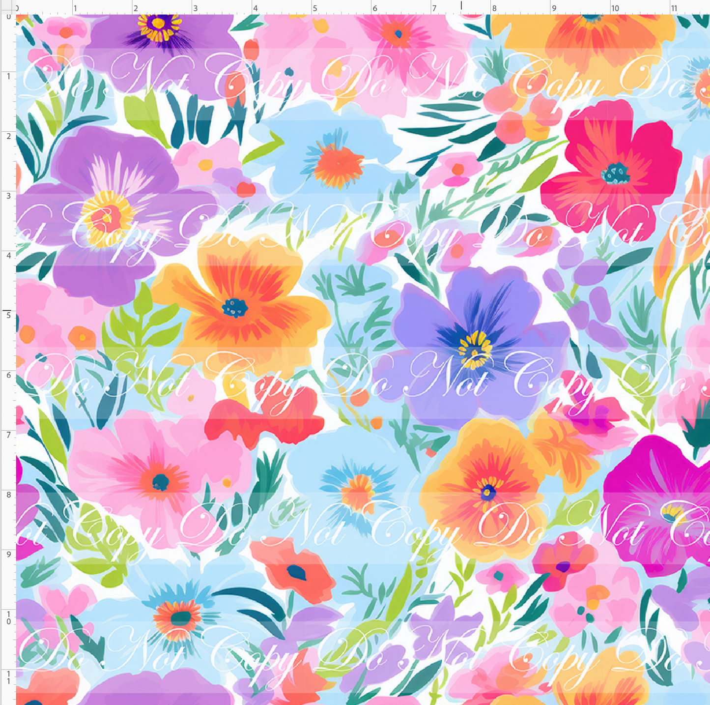 Lilac & Linen - Pansy on White