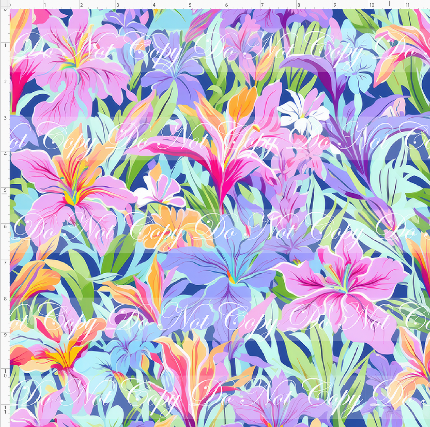 Lilac & Linen - Tropical Lily Mixed - Navy