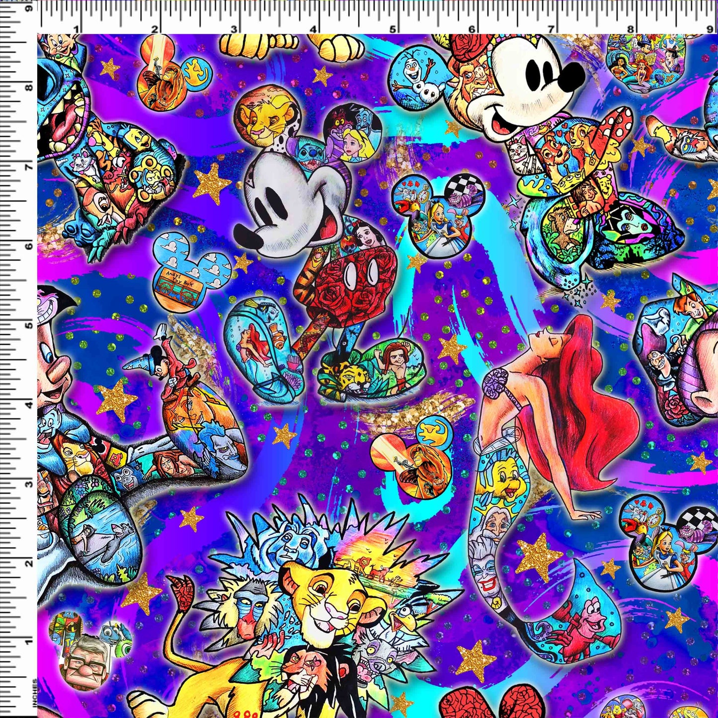 Magic Art - Main Character Toss - Swirly Blue