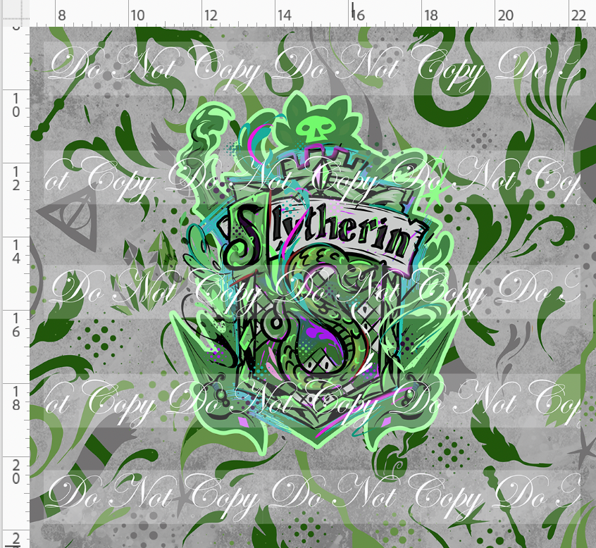 Magical Mischief-panel-green crest-green house background-adult