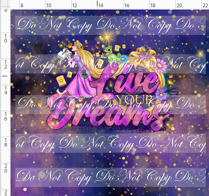 Maiden in the Tower - panel - live dreams - dark purple - ADULT
