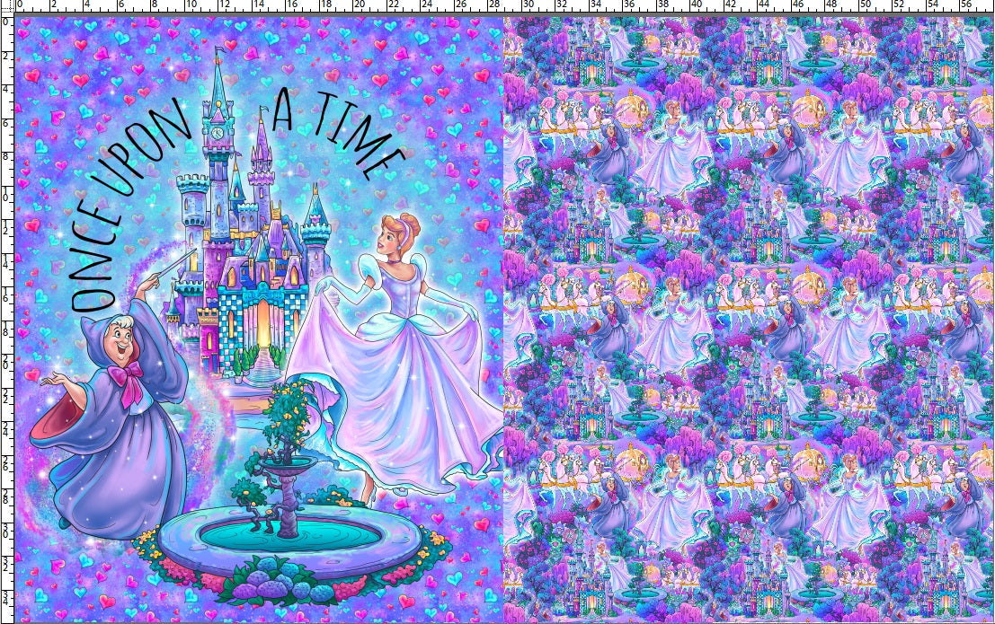 Midnight Fairytale - Childrens Blanket Panel 58W x 36H