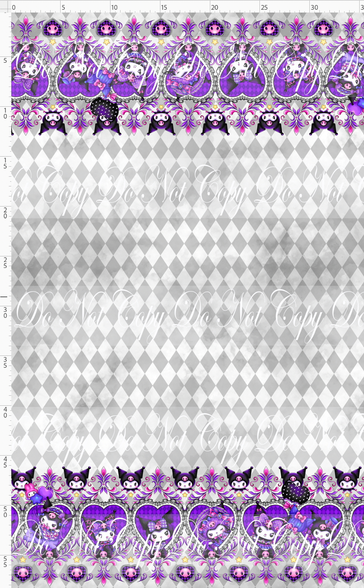 Mini Mischief - Double border - grey