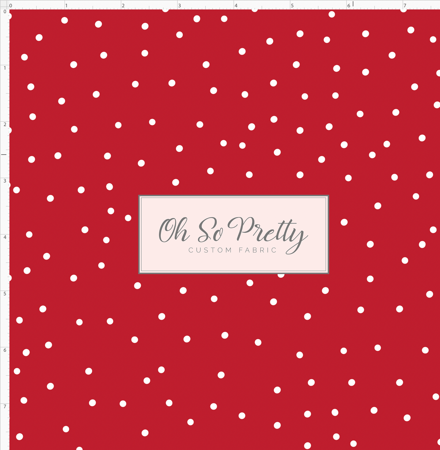 Mouse Pop-Dots-red with white dots