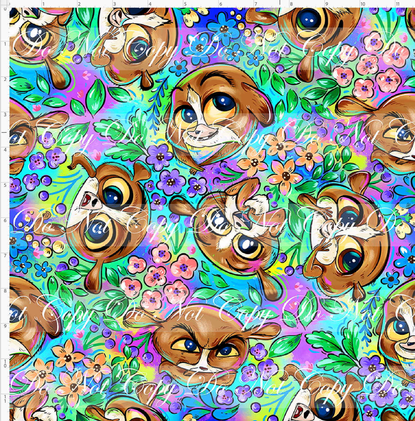 Move It Move It - Face - rainbow - regular scale