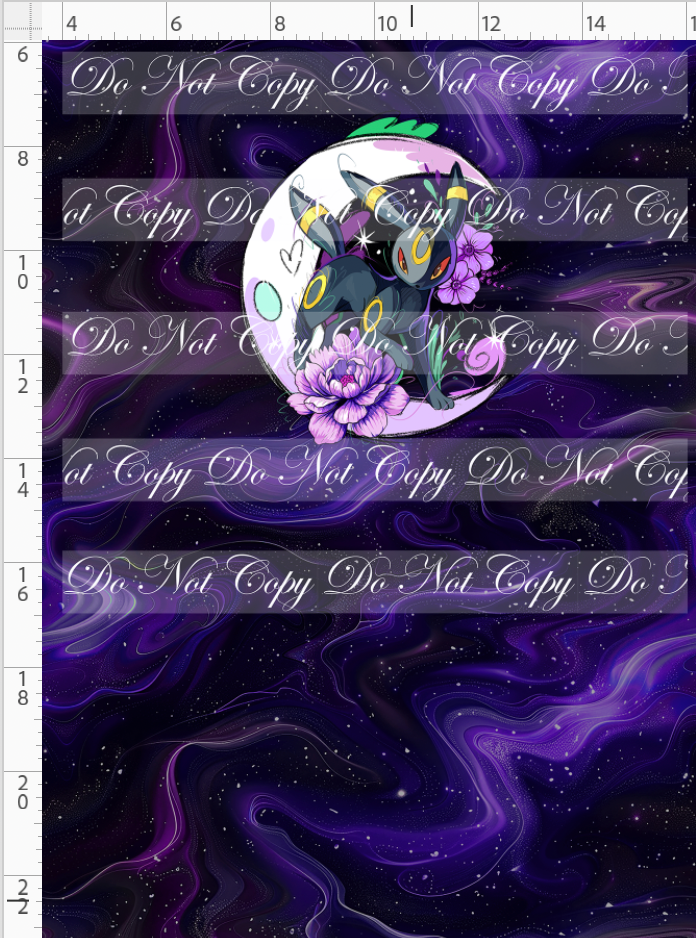 Nocturnal Cuties - panel - swirl - umbreon - CHILD