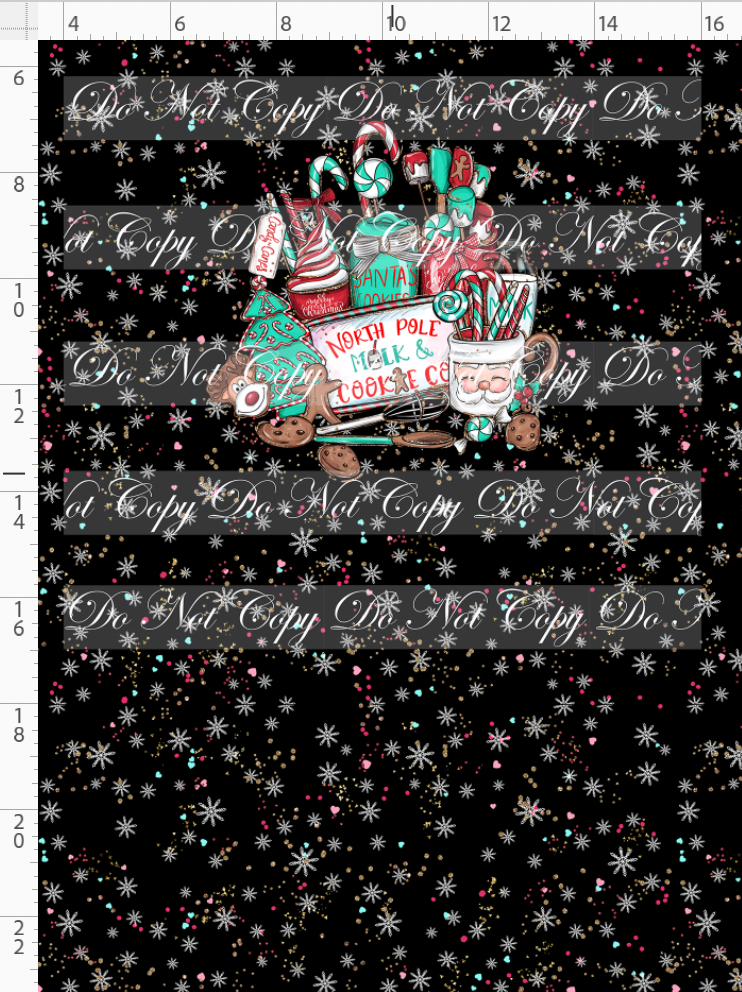 North Pole Milk and Co-Panel-Black-Sign-child