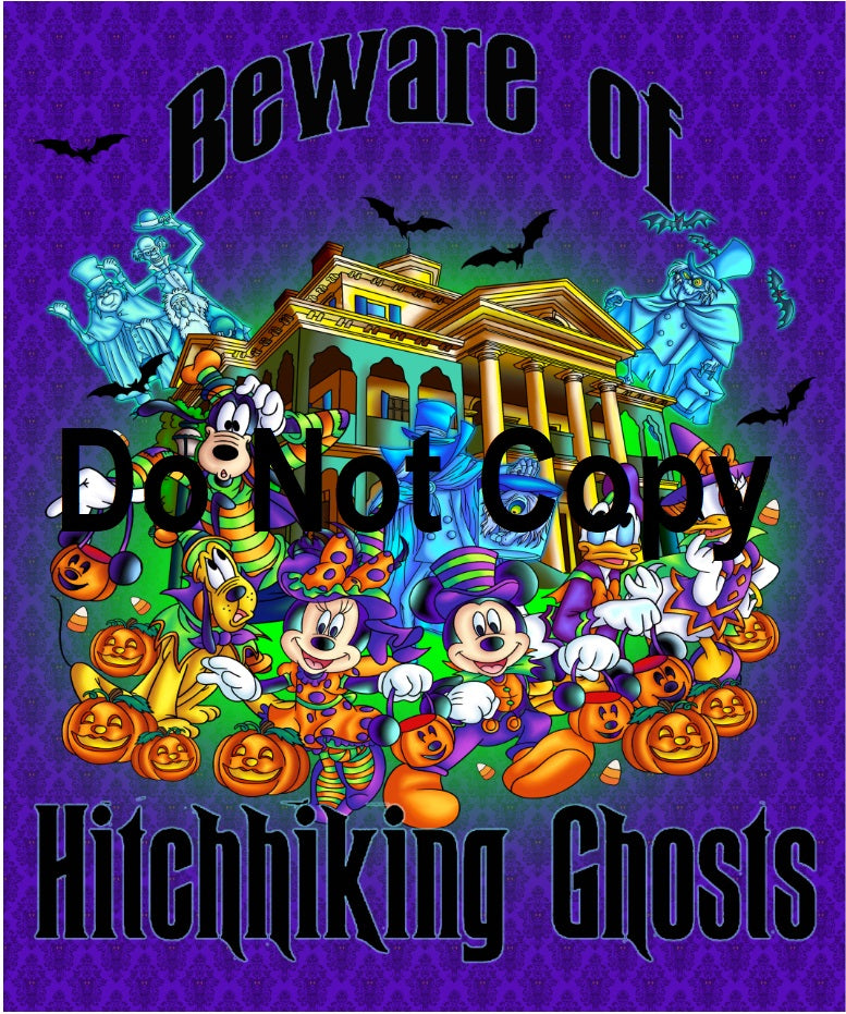 Not So Haunted Halloween - CHARACTER - Full Size Blanket Panel 58W x 72H